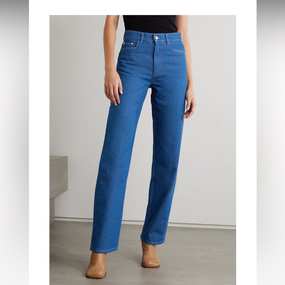 Wandler Blue Straight Leg Women's Jeans